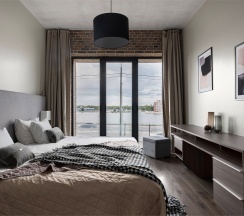 Lux апартамент для 4-х гостей с видом на реку в Sv Loft Apart