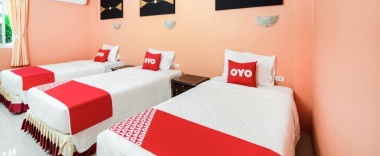 Двухместный люкс двуспальная кровать в OYO 297 Serene Place