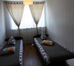 Номер стандарт с 2 односпальными кроватями в City Hostel