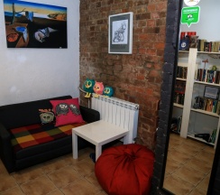 Двухместный номер с двуспальной кроватью в Сова