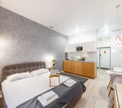 Студия люкс с кроватью king size в Pulkovo Apart