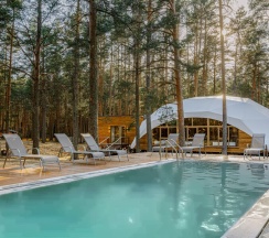 А-фрейм с террасой (dogs friendly) в Orsha River Club