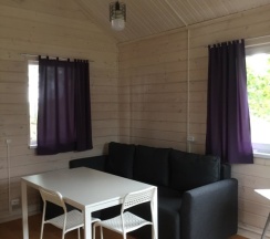 Коттедж с красивым видом из окна в Ежевика