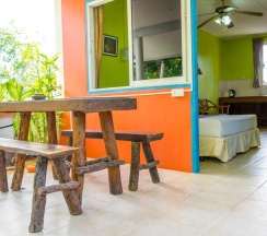 Студия с балконом в Chez Charly Bungalow