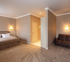 Номер полулюкс с 1 двуспальной кроватью в Аура