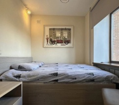 Апартаменты c 1 комнатой с балконом и с видом на город в Квартира в центре Loft