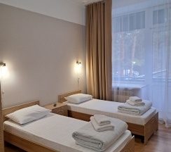 Стандартный номер с 2 односпальными кроватями в Лесные Дали