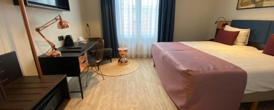 Двухместный люкс двуспальная кровать в Best Western Dam Square Inn