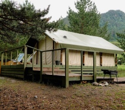 Тент-хаус с купелью в Ороктой парк