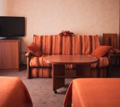 Двухместный семейный номер Comfort 2 отдельные кровати в В гостях у Танечки
