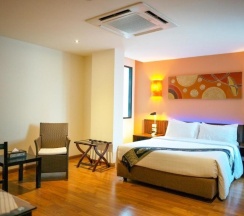 Двухместная студия двуспальная кровать в Hotel Mermaid Bangkok