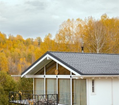 Вилла с террасой и видом на горы в Алтай Пэлас