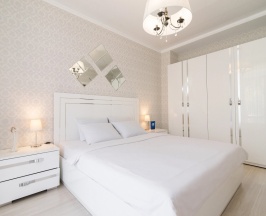 Апартаменты с 2 комнатами с балконом и с видом на город в Апартаменты City Life Apartments on Pushkinskaya