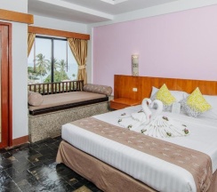 Двухместный номер Deluxe с видом на море двуспальная кровать в Karona Resort & Spa