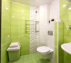 1-комнатные апартаменты люкс с 1 двуспальной кроватью в Sutki Life (Сутки Лайф) на 40 лет Победы 17А