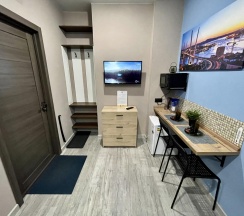 Номер стандарт эконом с 1 двуспальной кроватью (без окна) в Pallada