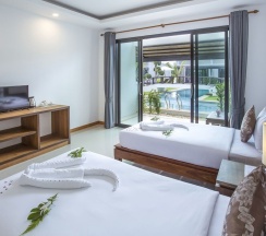 Номер Deluxe c 1 комнатой с балконом и с красивым видом из окна в Khaolak Mountain View