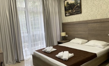 Номер Comfort с балконом и с красивым видом из окна в Альтаир