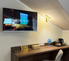 Кровать в общем номере в Villa