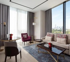 Двухместный люкс Club Lounge Access с террасой двуспальная кровать в InterContinental Tashkent, an IHG Hotel
