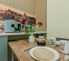 Бюджетный двухместный номер с 1 кроватью и общей ванной комнатой в ЗОО