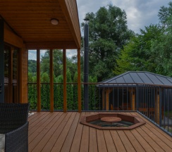 Четырёхместное шале с видом на горы в Тихая гавань