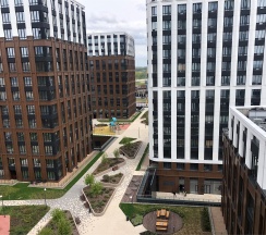 Апартаменты с гостиной и спальней в ЖК "Savin House" в Sibgat Apartments