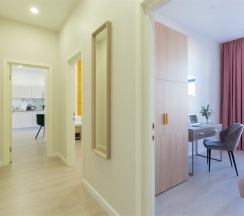 Видовые Трехкомнатные Апартаменты с 2 спальнями и кухней-гостиной в Grand Suites