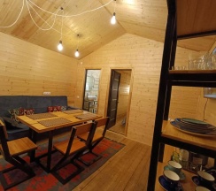 4-местный 2-комнатный коттедж улучшенный в Air house Arkhyz