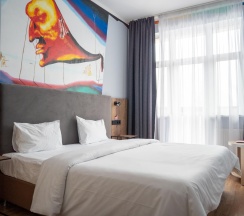 2-х местный в блоке Compact с балконом и видом на горы в Ays Design Hotel