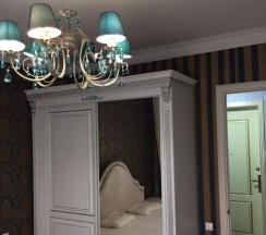 2-комнатные апартаменты люкс с 1 двуспальной кроватью и диваном в Apart Ru Hotel