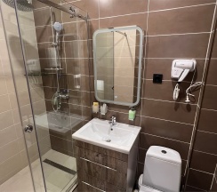 Стандарт двухместный (Цокольный этаж) в Eco village