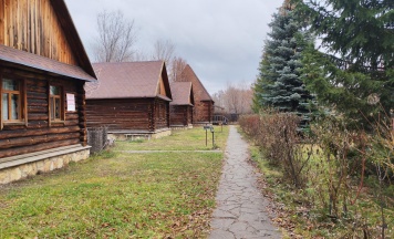 1-комнатный коттедж стандарт с 1 двуспальной кроватью в Старый хутор