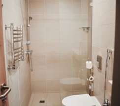 Двухместный люкс Business с балконом и с видом на море двуспальная кровать в Diana Palace