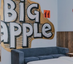 2-местный номер в блоке Extra Space с балконом и видом на горы в Ays Design Hotel