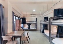 Кровать в общем номере в Chiangmai Gate Capsule Hostel