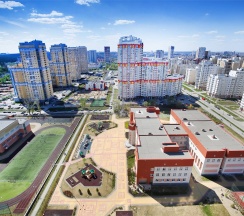 ул. Союзная 27 - этаж 21 с прекрасным видом на город в Rooms-Eкб