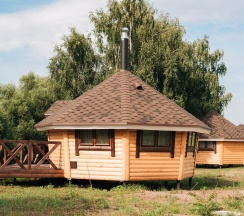 1-комнатное бунгало стандарт с 1 двуспальной кроватью в Старица