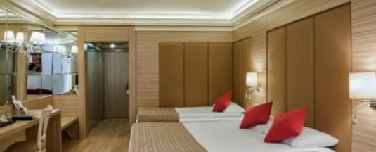 Двухместный номер Standard с видом на море двуспальная кровать в Delphin Deluxe Hotel - Ultra All Inclusive