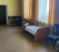 Кровать в 4-местном общем номере в Smart Hotel KDO Сызрань