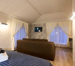 Двухместный номер с большой кроватью или двумя односпальными кроватями КОМФОРТ ПЛЮС в Морской