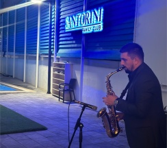 Двухуровневый Люкс RODOS с видом на море в Santorini Family Club