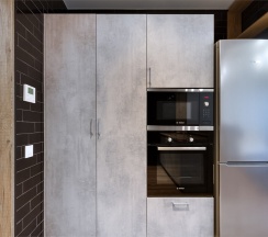 Однокомнатные апартаменты-студия с барной стойкой в APARTVILLE
