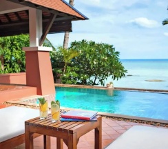 Семейный люкс с 2 комнатами с балконом и рядом с пляжем в Renaissance Koh Samui Resort & Spa