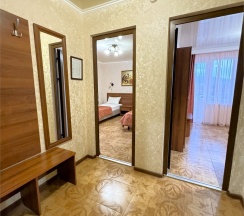 Двухкомнатный семейный четырехместный с балконом в Атриум