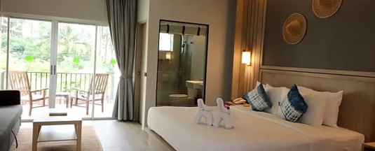 Семейный номер Deluxe с балконом в Palm Galleria Resort