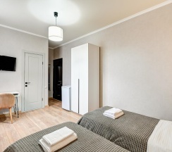 Комната стандарт с 2 односпальными кроватями в Белая Лилия