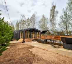 Barnhouse 2 | Банный чан на территории в Берёзовая роща