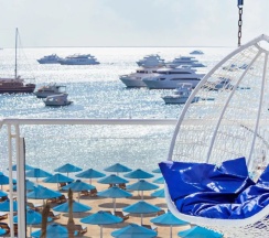 Двухместный люкс Executive с видом на море двуспальная кровать в Pickalbatros Blu Spa Resort - Adults Friendly 16 Years Plus