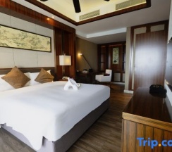 Семейный люкс с 2 комнатами с видом на море в Jinghai Hotel & Resort